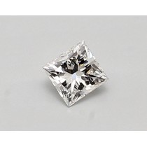 Lab Created 0.36 Carat D-VVS2 Princess Cut Diamond