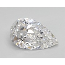 Lab Created 0.90 Carat D-VS1 Pear Shaped Diamond