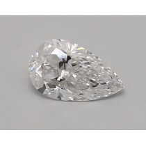 Lab Created 0.73 Carat D-VS1 Pear Shaped Diamond