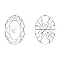 1.72 Carat G-SI2 Oval Natural Diamond 1.72 Carat G-SI2 Oval Natural Diamond