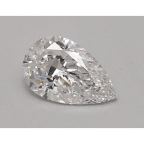 Lab Created 0.79 Carat D-VS1 Pear Shaped Diamond