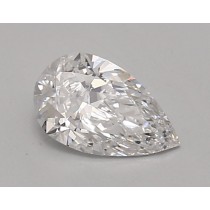 Lab Created 0.88 Carat D-VS1 Pear Shaped Diamond