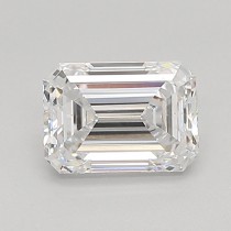 Lab Created 0.74 Carat D-VS2 Emerald Cut Diamond