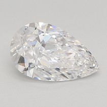 Lab Created 0.93 Carat D-VS1 Pear Shaped Diamond