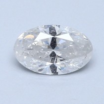 0.83 Carat F-I1 Oval Natural Diamond