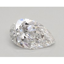 Lab Created 0.73 Carat D-VS1 Pear Shaped Diamond