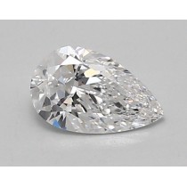 Lab Created 0.83 Carat D-VS1 Pear Shaped Diamond