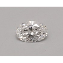 Lab Created 0.32 Carat D-VVS2 Oval Diamond