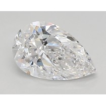 Lab Created 0.89 Carat D-VS1 Pear Shaped Diamond