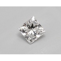 Lab Created 0.35 Carat D-VVS2 Princess Cut Diamond