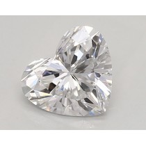 Lab Created 0.99 Carat D-VS1 Heart Shaped Diamond Lab Created 0.99 Carat D-VS1 Heart Shaped Diamond