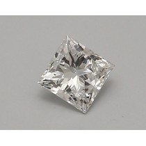 Lab Created 0.53 Carat F-VVS1 Princess Cut Diamond