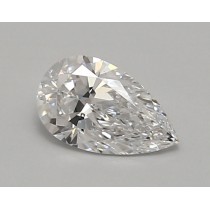 Lab Created 0.88 Carat D-VS1 Pear Shaped Diamond