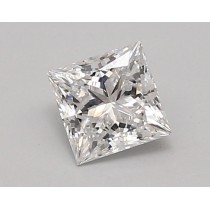 Lab Created 0.88 Carat D-VVS2 Princess Cut Diamond