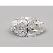 Lab Created 0.54 Carat D-SI1 Marquise Cut Diamond