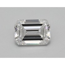 Lab Created 0.85 Carat D-VS1 Emerald Cut Diamond