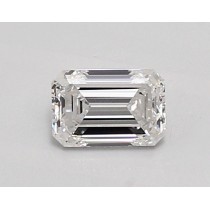 Lab Created 0.71 Carat D-VVS2 Emerald Cut Diamond Lab Created 0.71 Carat D-VVS2 Emerald Cut Diamond