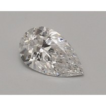 Lab Created 0.79 Carat D-VS1 Pear Shaped Diamond