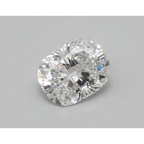 Lab Created 0.64 Carat D-SI1 Cushion Cut Diamond