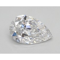 Lab Created 0.84 Carat D-VS1 Pear Shaped Diamond