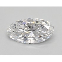 Lab Created 0.49 Carat D-VS1 Oval Diamond