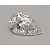Lab Created 0.73 Carat D-VS1 Pear Shaped Diamond