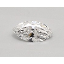 Lab Created 0.38 Carat D-VVS1 Marquise Cut Diamond