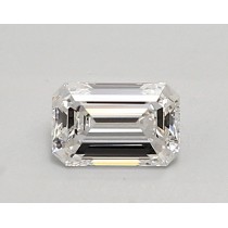 Lab Created 0.77 Carat E-VVS2 Emerald Cut Diamond Lab Created 0.77 Carat E-VVS2 Emerald Cut Diamond
