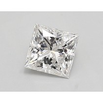 Lab Created 0.92 Carat D-VS1 Princess Cut Diamond