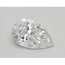 Lab Created 0.64 Carat D-VS1 Pear Shaped Diamond