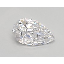 Lab Created 0.74 Carat D-VVS1 Pear Shaped Diamond