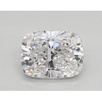 Lab Created 0.65 Carat D-VS1 Cushion Cut Diamond