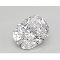 Lab Created 0.50 Carat D-VS2 Cushion Cut Diamond