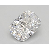 Lab Created 0.84 Carat D-IF Cushion Cut Diamond