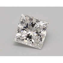 Lab Created 0.88 Carat E-VVS2 Princess Cut Diamond