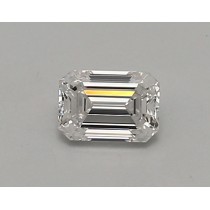 Lab Created 0.49 Carat D-VVS1 Emerald Cut Diamond