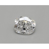 Lab Created 0.52 Carat D-VVS2 Cushion Cut Diamond