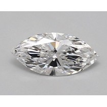 Lab Created 0.61 Carat D-VS1 Marquise Cut Diamond