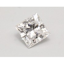 Lab Created 0.61 Carat D-VVS2 Princess Cut Diamond