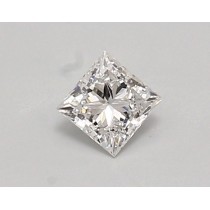 Lab Created 0.42 Carat D-VVS1 Princess Cut Diamond
