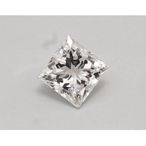Lab Created 0.43 Carat D-VVS2 Princess Cut Diamond