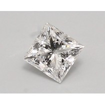 Lab Created 0.72 Carat D-VVS1 Princess Cut Diamond