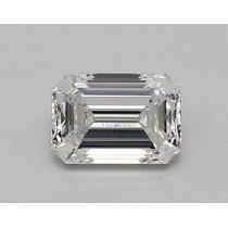Lab Created 0.75 Carat D-VVS1 Emerald Cut Diamond
