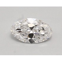 Lab Created 0.68 Carat D-VVS2 Oval Diamond