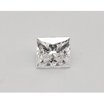 Lab Created 0.42 Carat D-VVS2 Princess Cut Diamond