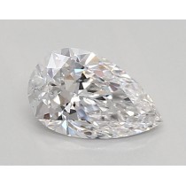 Lab Created 0.63 Carat D-VS2 Pear Shaped Diamond