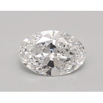 Lab Created 0.68 Carat D-VVS2 Oval Diamond