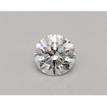 Lab Created 0.30 Carat D-VVS1 Round Diamond