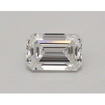 Lab Created 0.62 Carat E-VVS1 Emerald Cut Diamond Lab Created 0.62 Carat E-VVS1 Emerald Cut Diamond