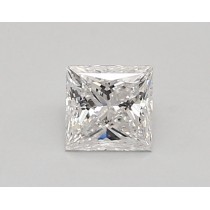 Lab Created 0.61 Carat D-VVS2 Princess Cut Diamond